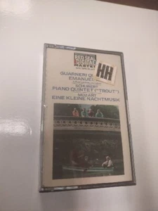 SCHUBERT-MOZART "TROUT"  QUINTET PIANO QUINTET - CASSETTE TAPE  BRAND NEW SEALED - Picture 1 of 2