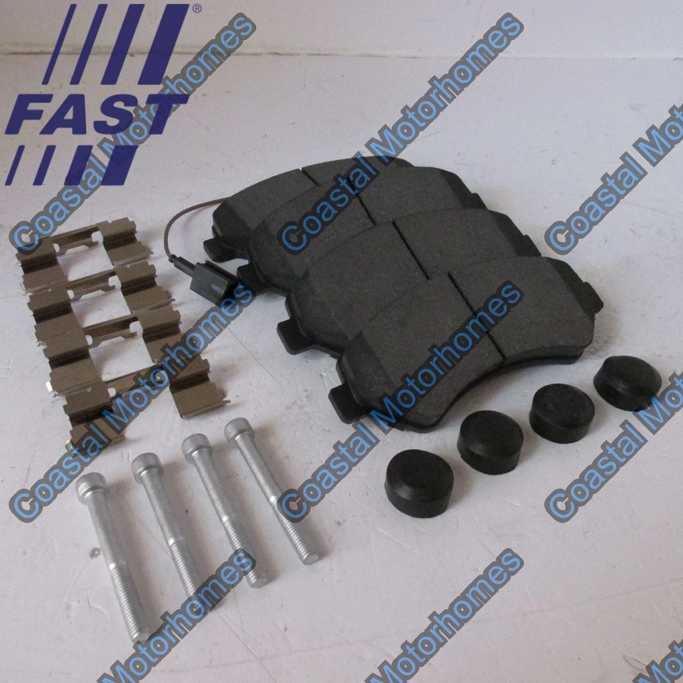 Fits Fiat Ducato Peugeot Boxer Citroen Relay Q20 Front Brake Pad Set (06-14) - Image 1 of 4