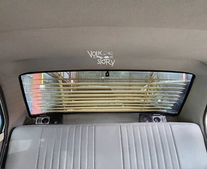 REAR BLIND TOYOTA COROLLA KE 10 KE10 VENETIAN WINDOW CLASSIC RETRO IVORY - Picture 1 of 6
