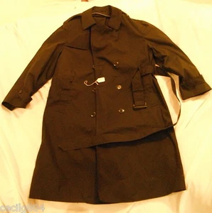 (A40) DSCP GARRISON COLLEC MILITARY ALL WEATHER MENS COAT W/BELT NO LIN SIZE 44R - Picture 1 of 4