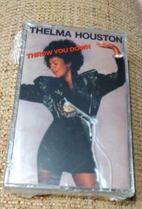 SEALED Throw You Down by Thelma Houston (Cassette, Oct-1990, Reprise) - Picture 1 of 2