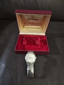 Vintage Wittnauer Mechanische Armbanduhr Herren 34mm Edelstahl Geprüft Funktioniert  - Bild 1 von 7