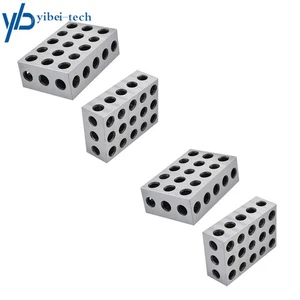 2-4-6 Blocks 23 Holes 2 Matched Pair Machinist 246 Jig Ultra Precision .0002" US - Picture 1 of 8
