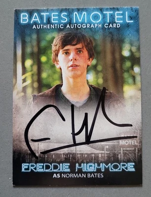 Bates Motel Freddie Highmore San Diego Comic Con Autograph Card ACCFH RARE - Image 1 of 4