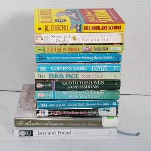 Cozy Mysteries Lot 12 Mixed Authors Dams / Haddam / Page / Harris / Dunn + More - Foto 1 di 19