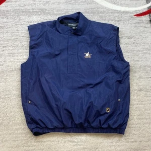 FootJoy DryJoys Weste 2XL XXL Blau Snap Golfer Windbreaker Preppy Club Regen Herren - Bild 1 von 12
