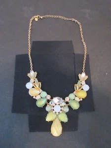 HANDMADE NECKLACE - BEADS/ROCKS - BEAUTIFUL LONG PIECE - Picture 1 of 7
