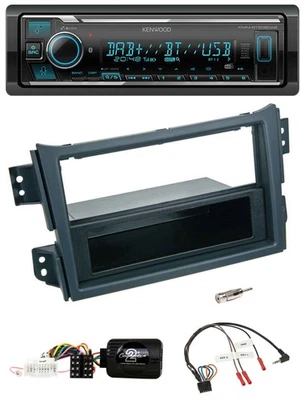 Kenwood Bluetooth Lenkrad DAB USB Autoradio für Opel Agila B Suzuki Splash 2008- - Bild 1 von 4