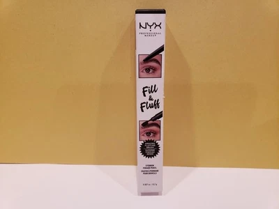 Nyx Makeup ~ Fill & Fluff Eyebrow Pomade pencil ~ Black ~ NIB - Image 1 of 2