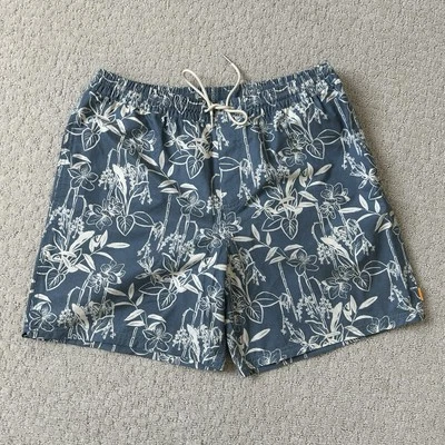 Pantalones Cortos Quiksilver Waterman Hombres Grandes Bañadores Forrados de Volea Cintura Elástica Azul Foto 1 de 4