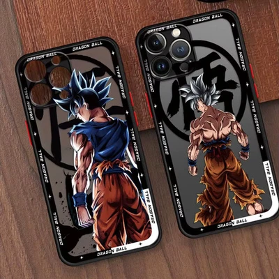 Funda Anime DBZ para iPhone 16 12 15 Pro MAX 14 XS 8 7 SE XR 16 Plus 12Pro 14Pro  Foto 1 de 4