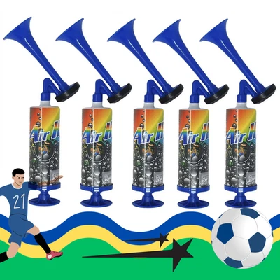 Paquete de 5 bocinas de aire de 12" bocinas de aire manuales para fiestas deportivas nuevas Foto 1 de 4