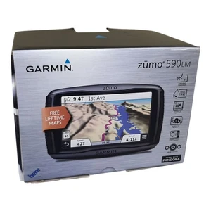 USED Garmin Zumo 590LM Motorcycle GPS W/BOX - Picture 1 of 4