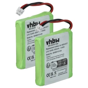 2x Batterie pour Medion MD81877 MD83208 MD82877 MD82772 MD82711 600mAh 2,4V - Zdjęcie 1 z 9