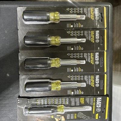 5 Klein Tools Screwdrivers 4 11-in-1 W Bit-Schrader. 1 27-in-1 Tech Screwdriver - Image 1 of 4