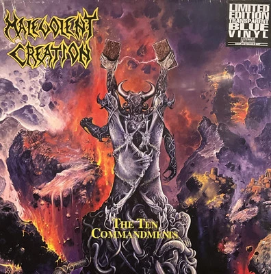 Malevolent Creation – The Ten Commandments LP 2024 Listenable – POSH794 [Blue] - Image 1 of 4