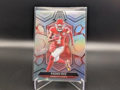 2024 Panini Mosaic RASHEE RICE #108 Silver Prizm Kansas City Chiefs - Image 1 of 2