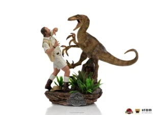 Jurassic Park - Velociraptor Clever Girl Deluxe Art Scale 1/10 - Bild 1 von 10