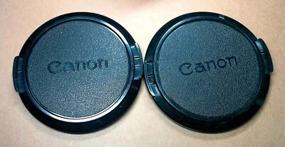 used Canon Genuine Original Front Lens Cap C-58mm For FD Lens 2 pieces - Image 1 of 4