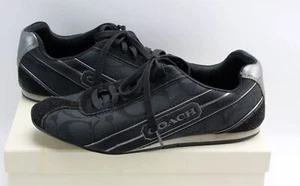 Coach Leatherwear Black 7.5 Women Casual Shoe A1337 - Picture 1 of 4