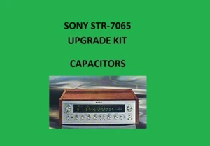 Stereo Receiver SONY STR-7065 Repair KIT - all capacitors - Picture 1 of 16