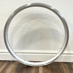 NOS Monty Trial Bike BMX 20 Inch Rim Double Wall Silver 32 Hole 31mm - Picture 1 of 5