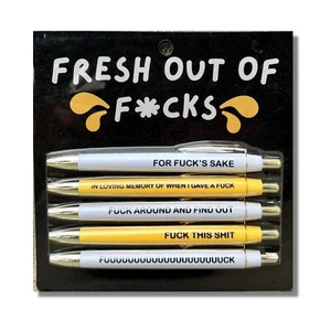 FUN CLUB - Fresh out of Fucks Pen Set - Picture 1 of 2