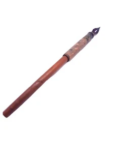 Vintage Füllfederhalter Eagle Pencil Co Holz / Kork Esterbrook 922 Radio SS Feder Dip - Bild 1 von 7