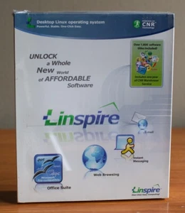 LINSPIRE LINDOWS LINUX SEALED BOX 2004 - BRAND NEW - RARE RETAIL BOX RELEASE! - Afbeelding 1 van 6