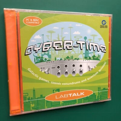 Cyber-Time LABTALK Educational Games CD-ROM Grolier Quiz Conundrum PC Mac SEALED - Image 1 of 4