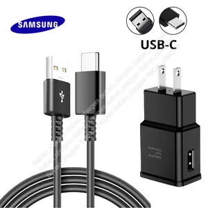 Adaptive Fast Wall Charger+ Type C Cable For Samsung Galaxy A12 A32 A42 A52 A72 - Picture 1 of 15