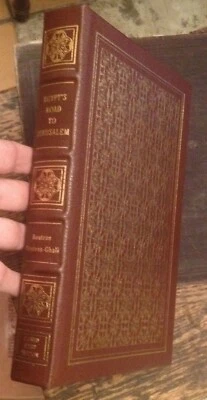 Egypt's Road to Jerusalem EASTON PRESS Signed LEATHER Boutros Boutros-Ghali RARE - Image 1 of 4