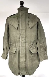 Belgian Army Issue ABL Seyntex Heavyweight Olive Green Field Jacket - Picture 1 of 9