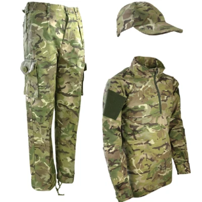KombatUK Kids Childs Army Soldier Trooper Full Clothing Set Outfit - BTP Camo
