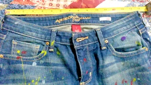 Vaqueras Juniors Niñas Pintor ARIZONA Pantalones Vaqueros Curvilíneos 7 Denim Azul Envejecido - Imagen 1 de 11