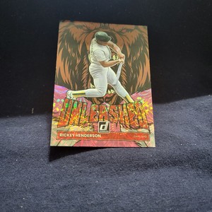 Rickey Henderson Insert 2022 Donruss Unleashed Pink Fireworks #UL-17 Oakland A's