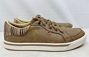 TWISTED X Men's 11.5 m Casual Shoes Size Lace Up Leather Brown Bomber MCA0055 - Picture 1 of 9