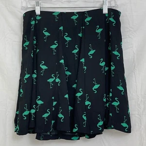 Minifalda plisada flamenco verde azulada 1/2 con cremallera forrada para mujer L negra - Imagen 1 de 6