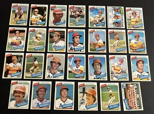 1980 Topps HOUSTON ASTROS Complete TEAM Set CESAR CEDENO Andujar J R RICHARD  - Picture 1 of 2