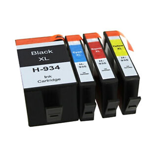 4 Ink Cartridges for HP 934XL 935XL Officejet Pro 6230 6830