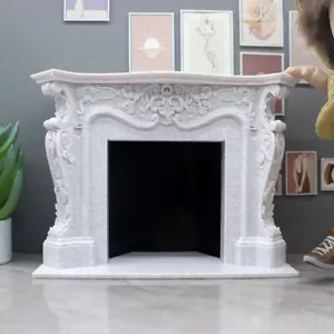 1:12 Dollhouse Miniature Vintage Palace Fireplace Model Furniture Accessories - Picture 1 of 5