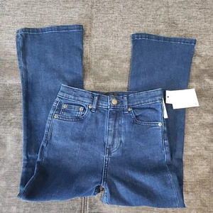 FREE ASSEMBLY LITTLE GIRLS HIGH RISED RELAXED FLARED JEANS SIZE 7 NEW WITH TAGS - Picture 1 of 10