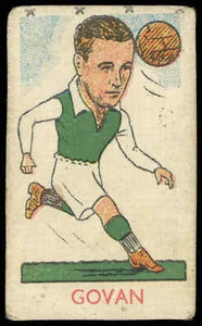Kiddys - 'Football Stars (4* Die Cut)' (1948) - J. Govan (Hibernian) - Picture 1 of 2