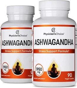 Organic Ashwagandha Root Powder with Black Pepper Extract, Stress Support, Mood - Picture 1 of 5
