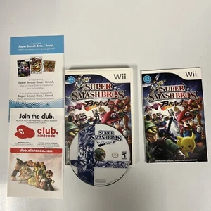 Super Smash Bros Brawl Nintendo Wii 2008 Game Complete W/ Manual CIB Inserts - Picture 1 of 10