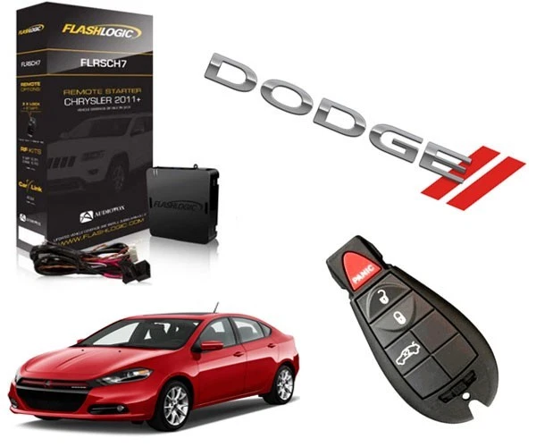 J'S ALARMS Js Alarms PLUG & PLAY REMOTE START SYSTEM 3X LOCK For 2013-2016 DODGE DART CH10R