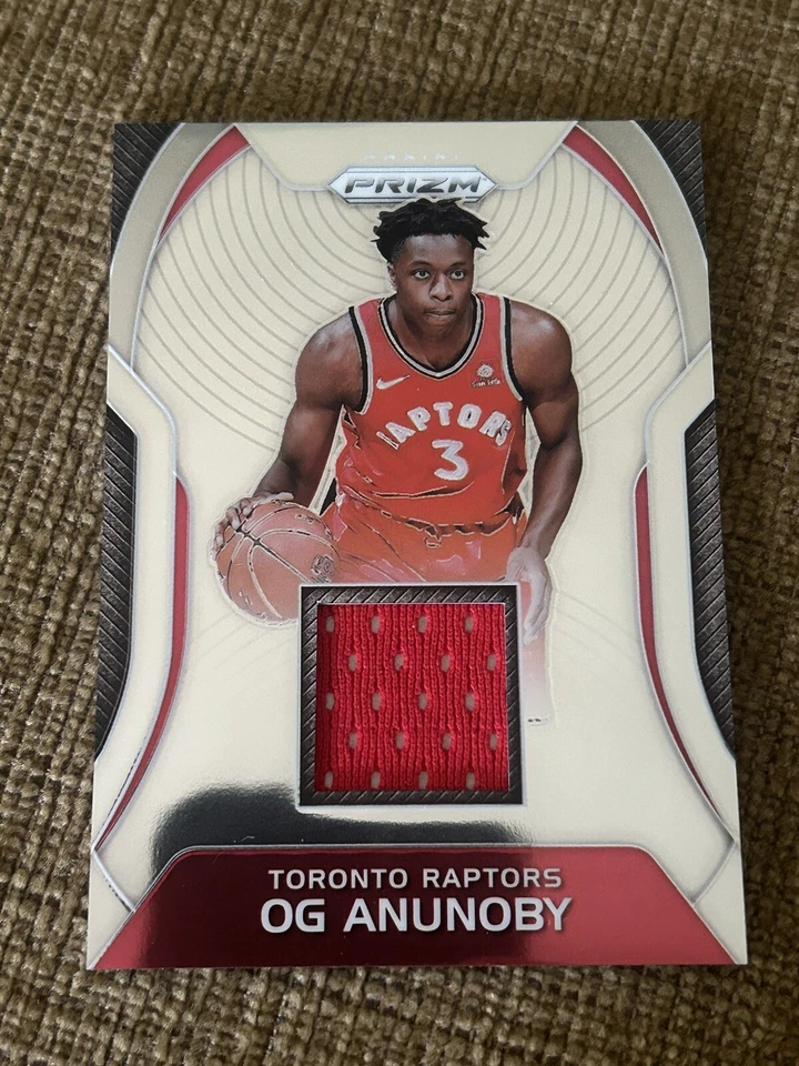 2017-18 Panini Prizm OG Anunoby RC Jersey #SW-OA  Toronto Raptors - Image 1 of 2
