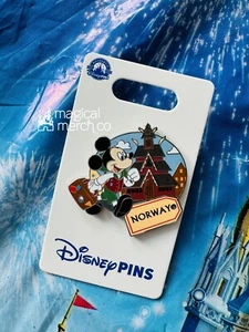 2024 Disney Parks Epcot World Showcase Collection Pin Norway Mickey Mouse - Picture 1 of 1