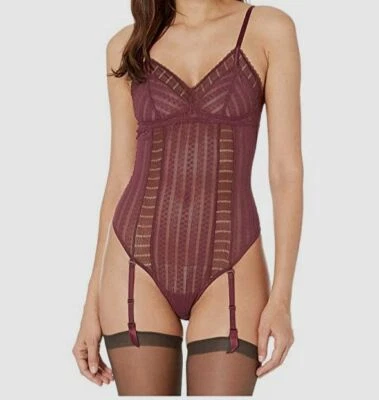 Mono body de una pieza con tirantes extraíbles púrpura talla S $210 Else para mujer Foto 1 de 2