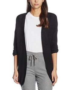 MAGLIONE CARDIGAN NERO AN'GE PARIS LADIANA NERO SCINTILLANTE CASCATA TAGLIA UNICA - Foto 1 di 5